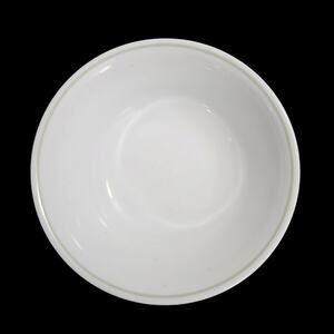 Corelle Gray Stripe Soup Cereal Bowls Set of 3 White Dinnerware